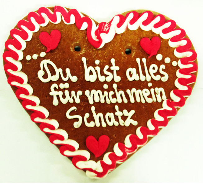 Geburtstagssprüche Für Mein Schatz
 Lebkuchenherz Du bist alles für mich mein Schatz