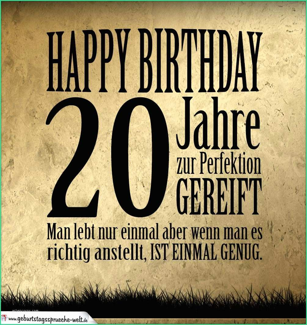 Geburtstagssprüche Zum 20
 Sprüche Zum 20 Geburtstag Lustig Inspirierend 20