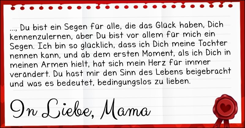 Geburtstagswünsche Partner Ehemann
 Geburtstagssprüche Für Mama Von Tochter