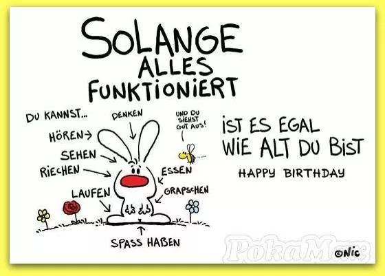 Geburtstagswünsche Schwiegersohn Lustig
 Es ist egal wie alt du bist Geburtstag