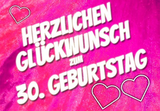 Geschenke 30. Geburtstag Frau
 frauen geschenke zum 30