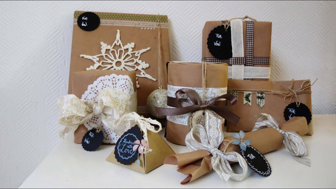 Geschenke Einpacken Lustige Ideen
 Geschenke verpacken 7 Ideen Gift Wrapping