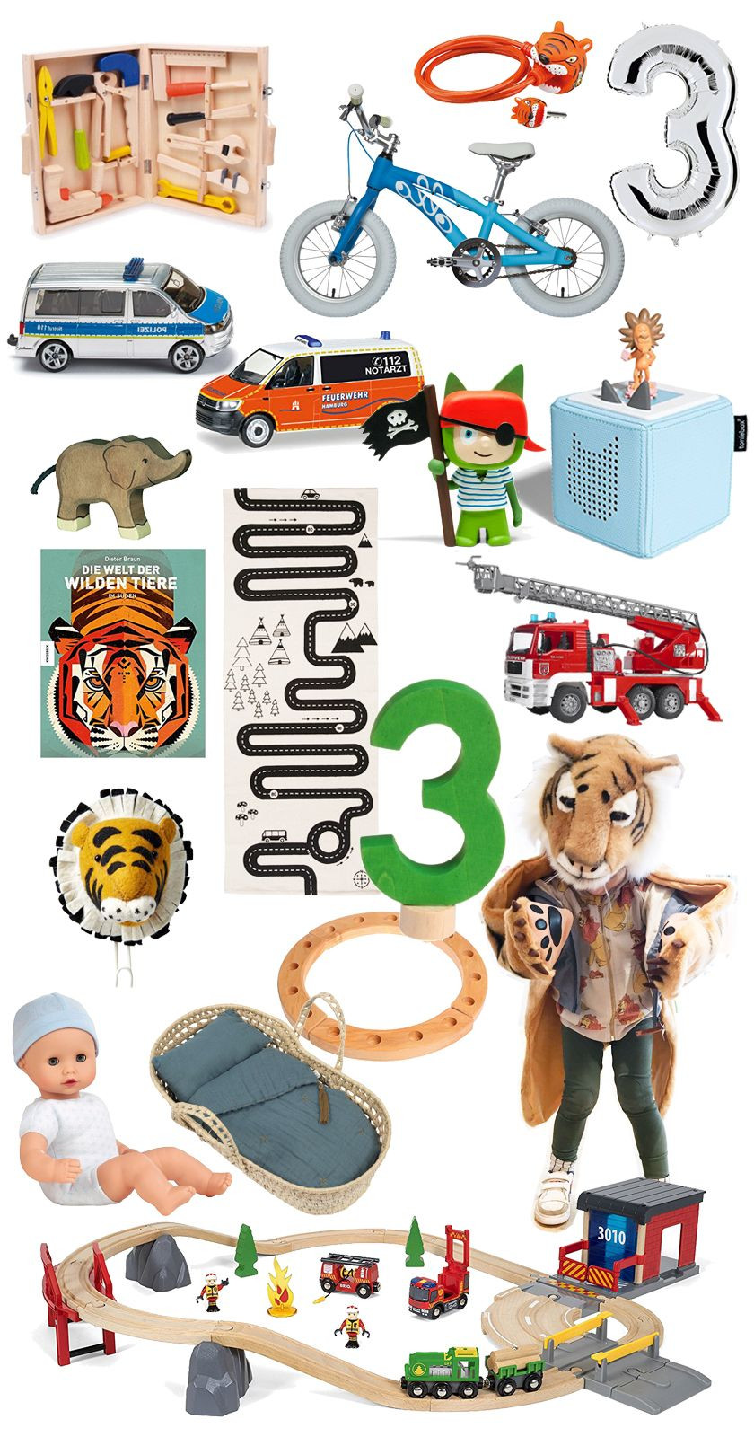 Geschenke Für 4 Jährigen Jungen
 Schöne Geschenk Ideen zum dritten Geburtstag für einen