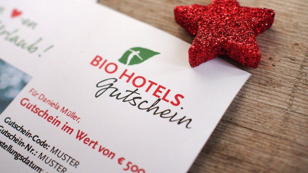 Geschenke Für Den Urlaub
 Gutscheine für Urlaub in den BIOHOTELS Geschenkidee für