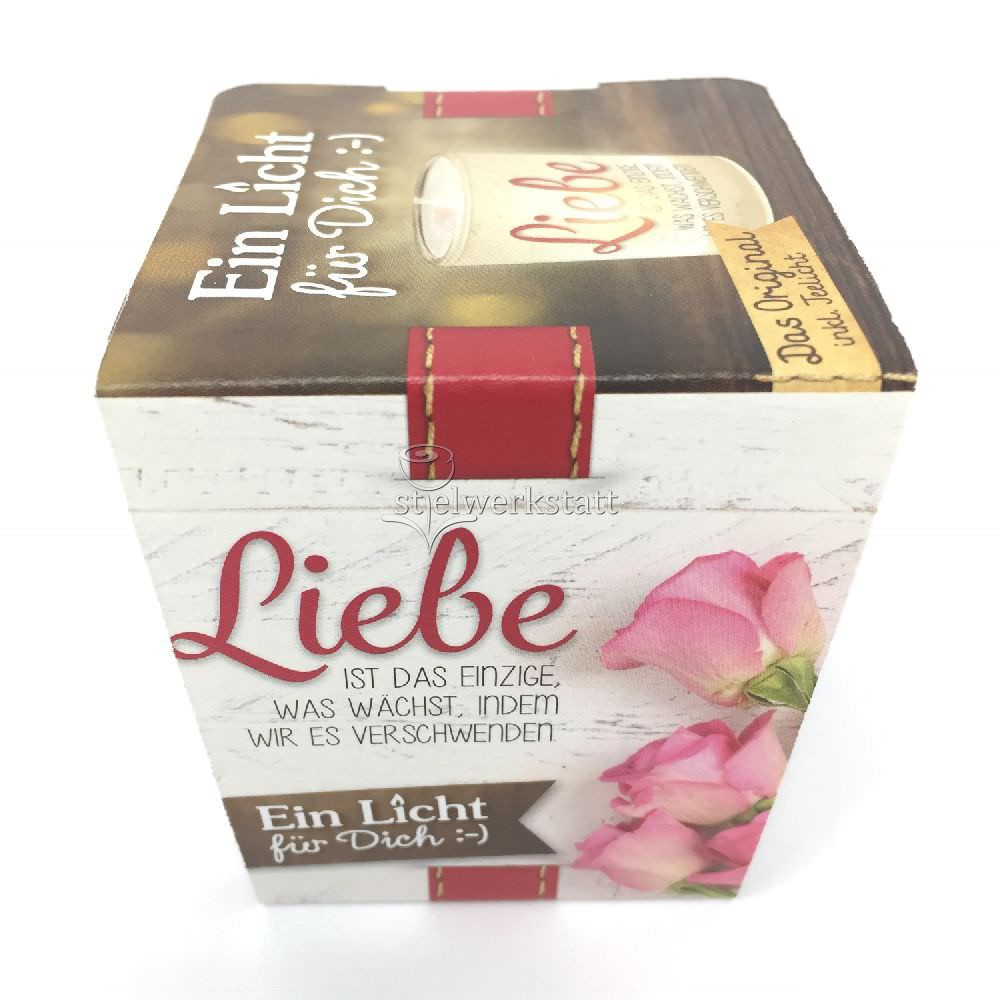 Geschenke Für Dich
 Ein Licht für Dich Hochzeit Liebe wächst von Geschenk für