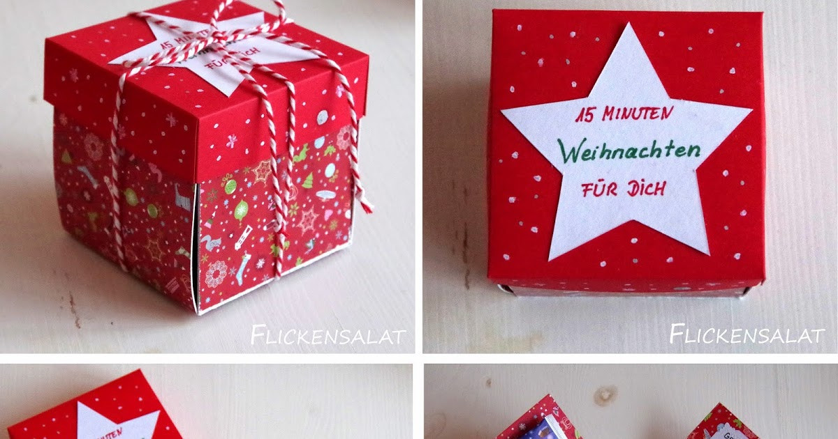 Geschenke Für Freunde Zu Weihnachten
 Flickensalat Die 15 Minuten Weihnachten Box