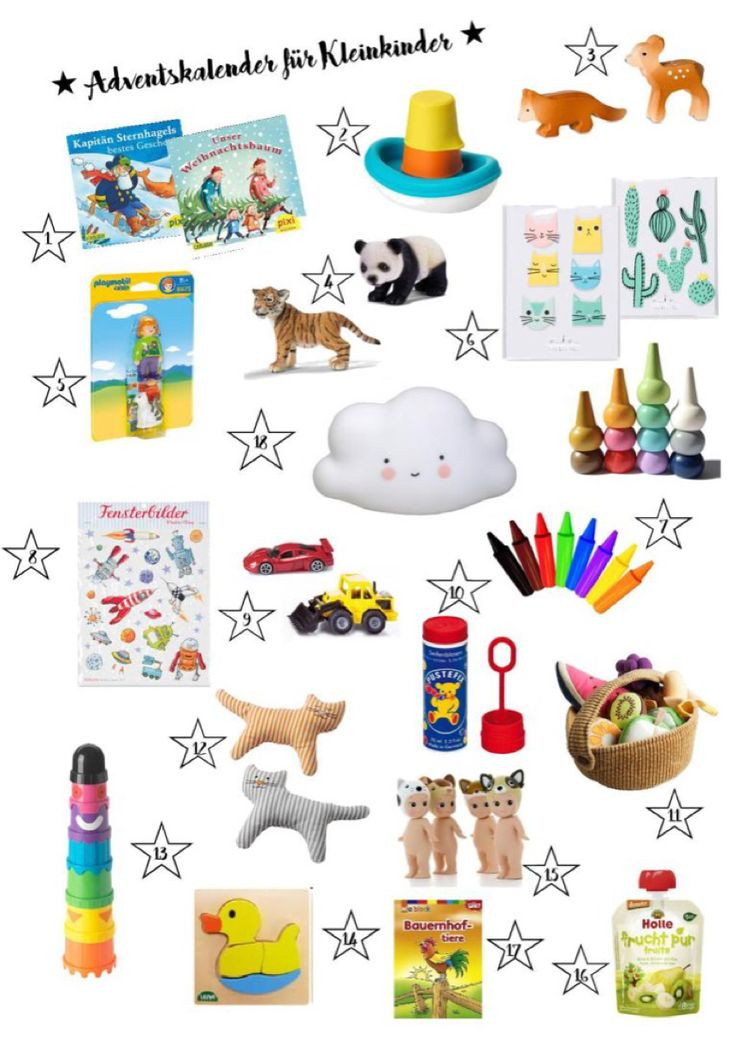 Geschenke Für Kleinkinder 1 Jahr
 Die besten 25 Adventskalender inhalt Ideen auf Pinterest