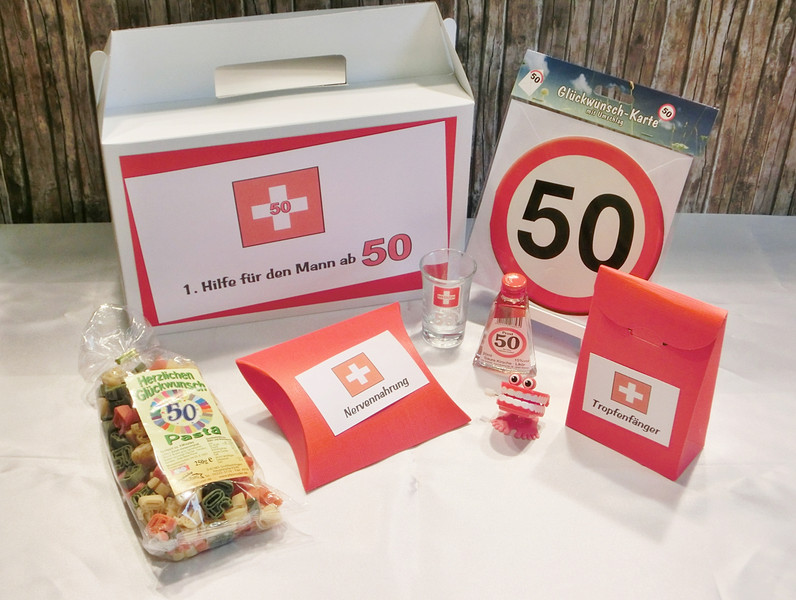 Geschenke Für Männer 50. Geburtstag
 Geschenke für Männer Erste Hilfe Set für Männer zum 50