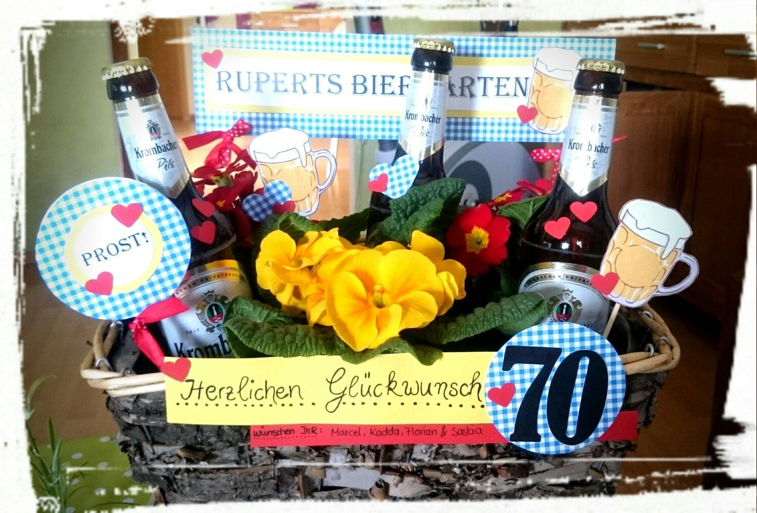 Geschenke Für Männer Zum Geburtstag
 Biergarten 70 Geburtstag Geschenk