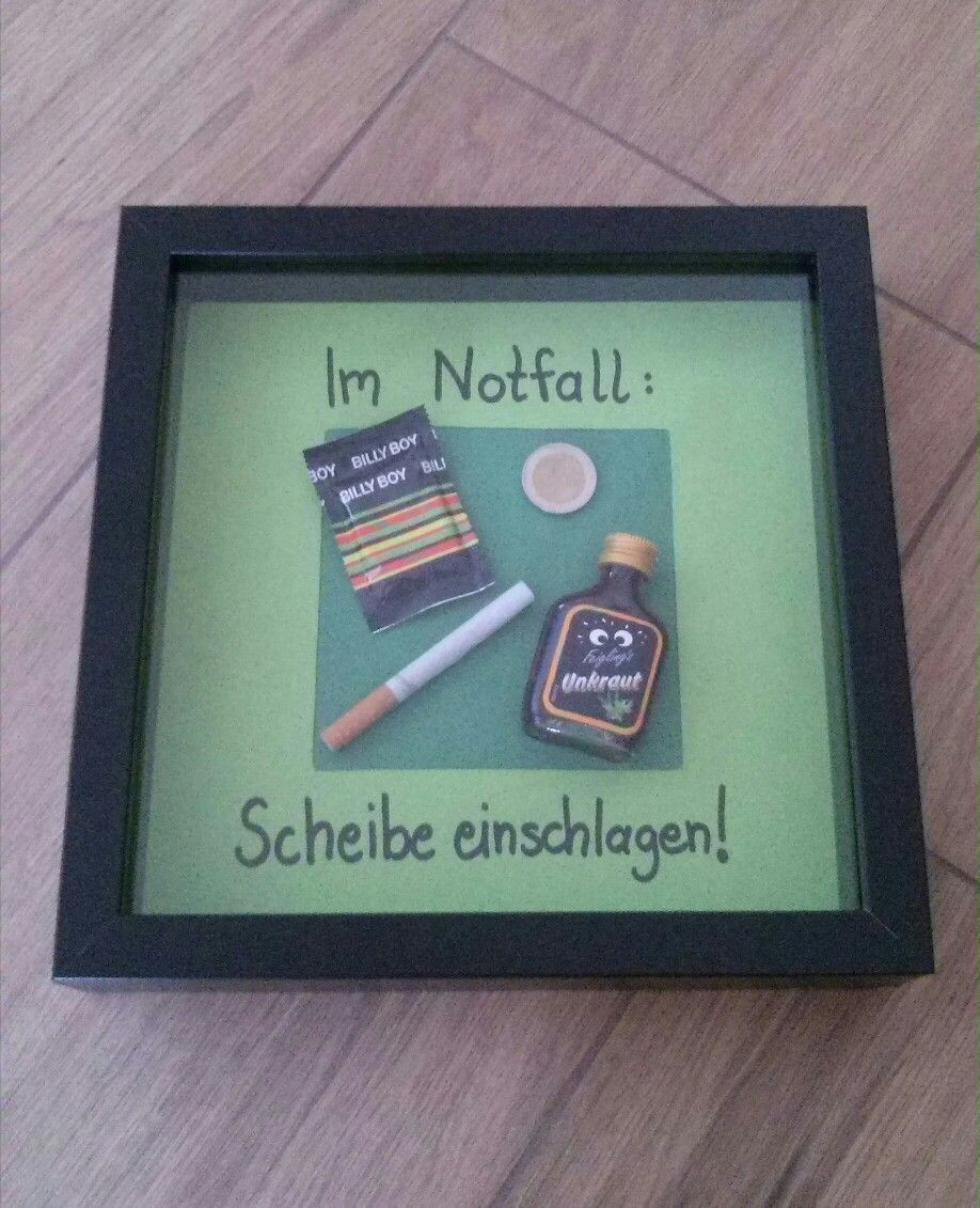 Geschenke Für Männer Zum Jahrestag
 Notfall Kasten zum Geburtstag Perfekt für Männer