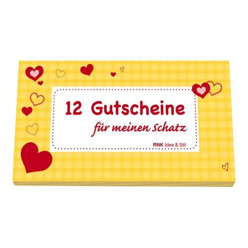 Geschenke Für Meinen Schatz
 Gutscheinheft für meinen Schatz