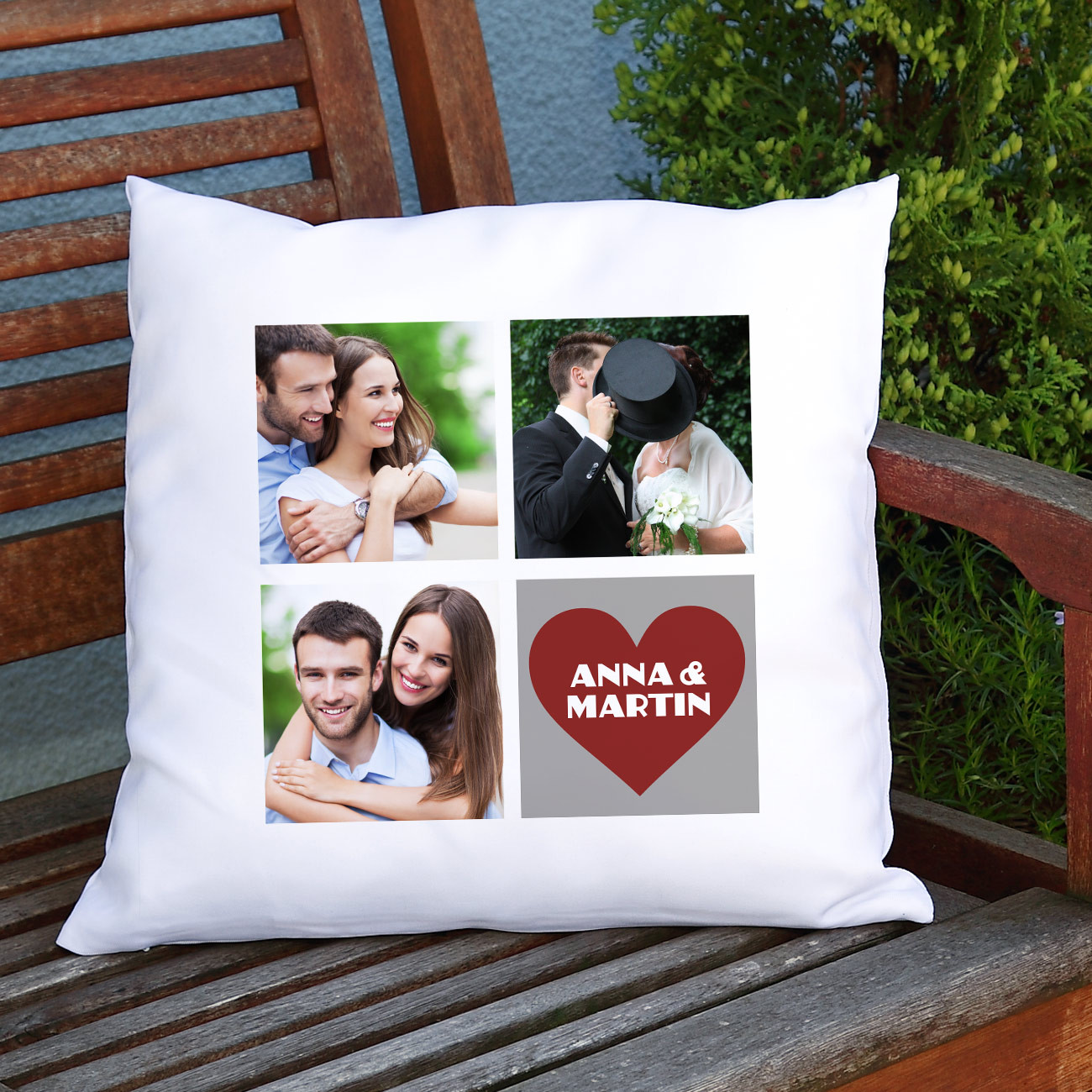 Geschenke Für Paare
 Personalisiertes Foto Kissen