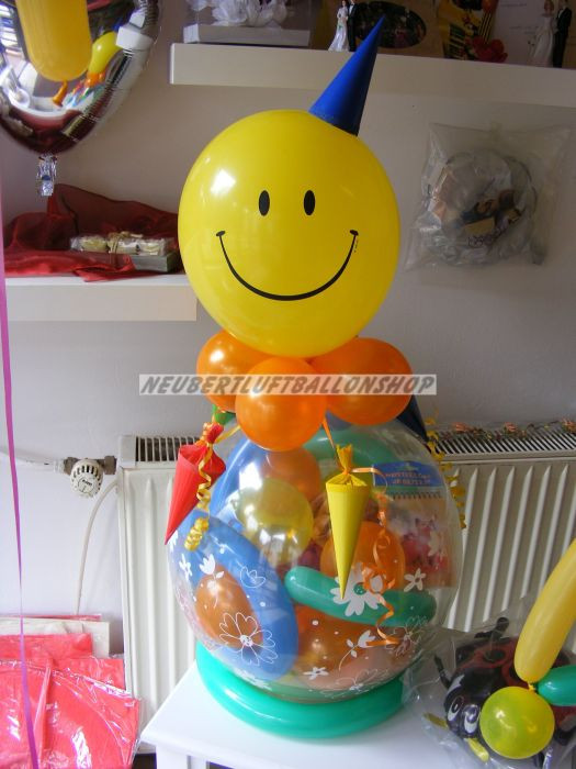 Geschenke Für Schulanfänger
 Geschenke im Ballon Verpackung im Ballon Überraschung