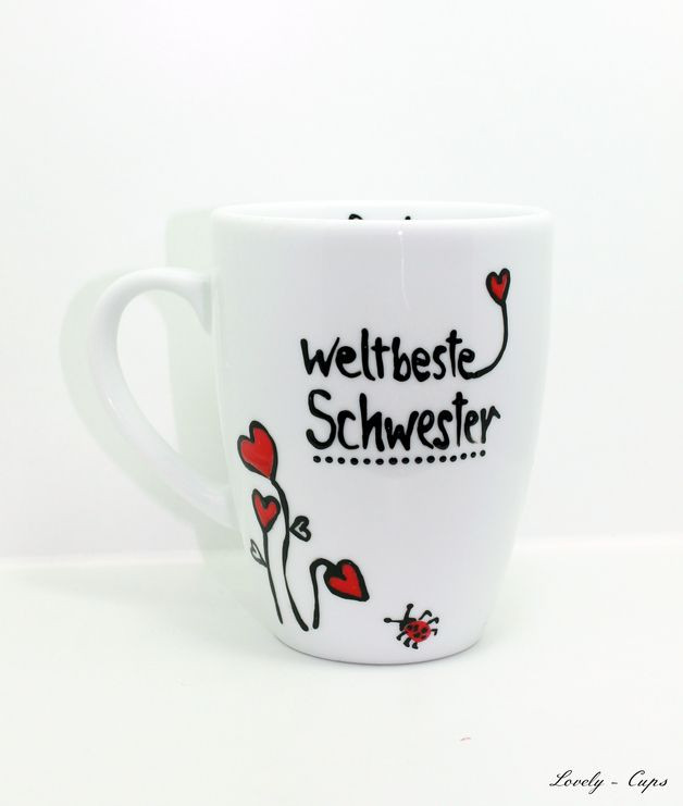 Geschenke Für Schwester
 Tasse als personalisiertes Geschenk für Schwester