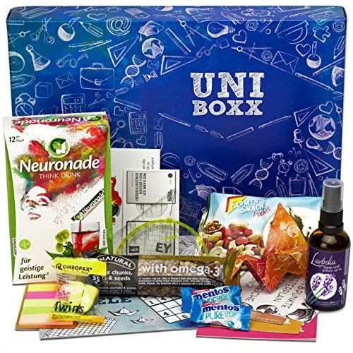 Geschenke Für Studenten
 Uni Boxx Geschenk für Studenten zur Lernmotivation