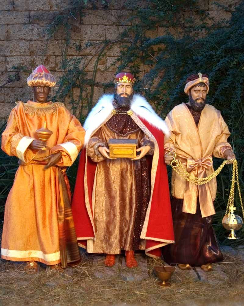 Geschenke Heilige Drei Könige
 Hl Drei Könige 90 cm hoch Kirchenbedarf