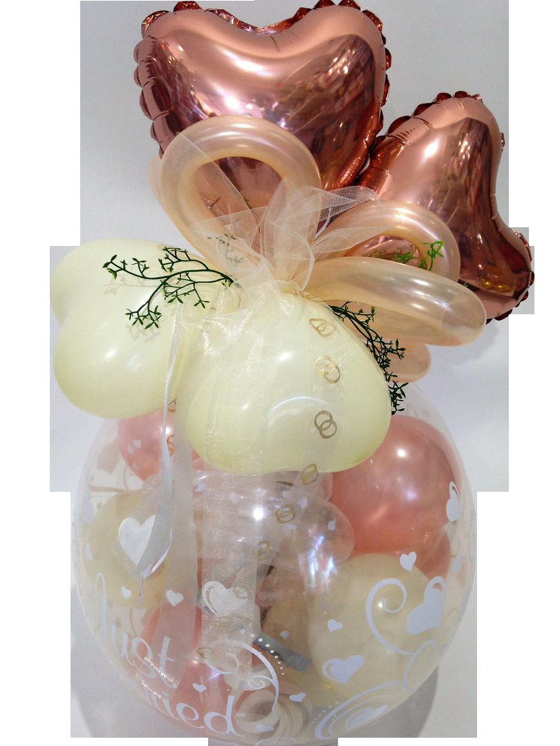 Geschenke Im Ballon Verpackt
 Hochzeit mit Ballons dekorieren Ballongeschenk zur