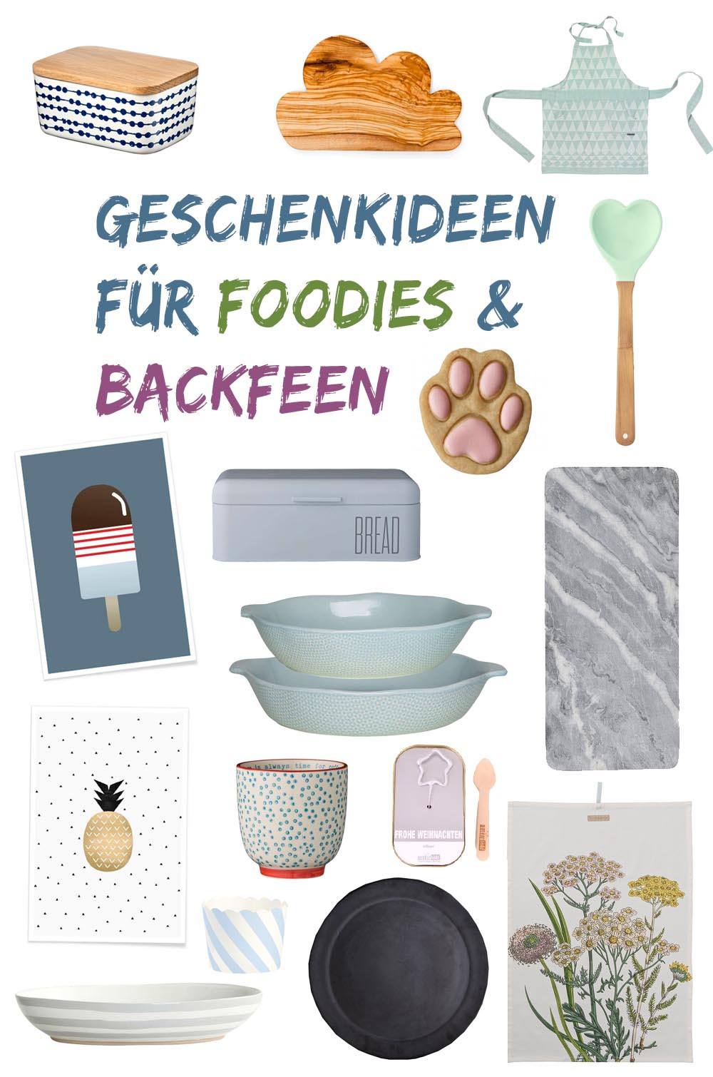 Geschenke Kochen
 Geschenke für Foo s und Backfeen