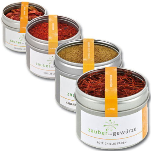 Geschenke Kochen
 Geschenkidee Kochen Gewürz Set Hot & Spicy Geschenke in