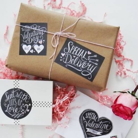 Geschenke Liebe
 Valentinstag Geschenk verpacken Werde kreativ