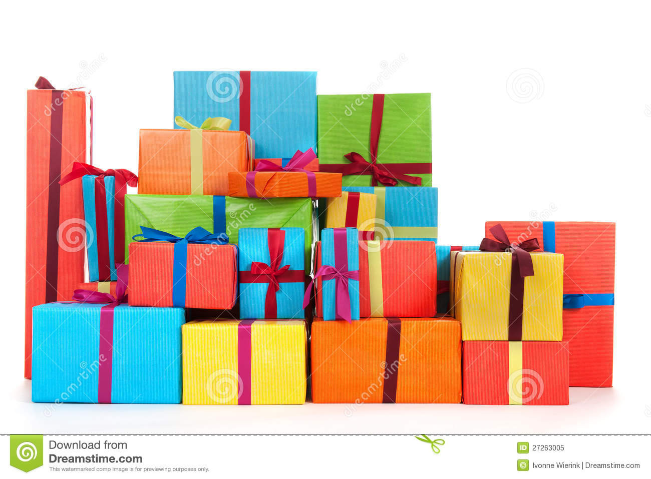 Geschenke Mit L
 Viele Geschenke Lizenzfreies Stockfoto Bild