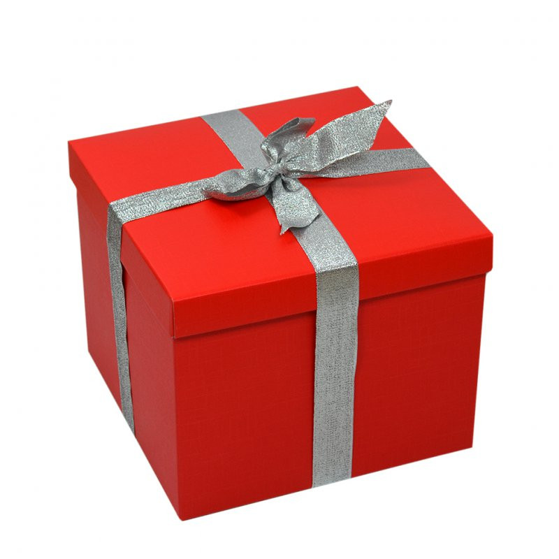 Geschenke Mit L
 Geschenk Karton mit Schleife Größe L rot 8 90