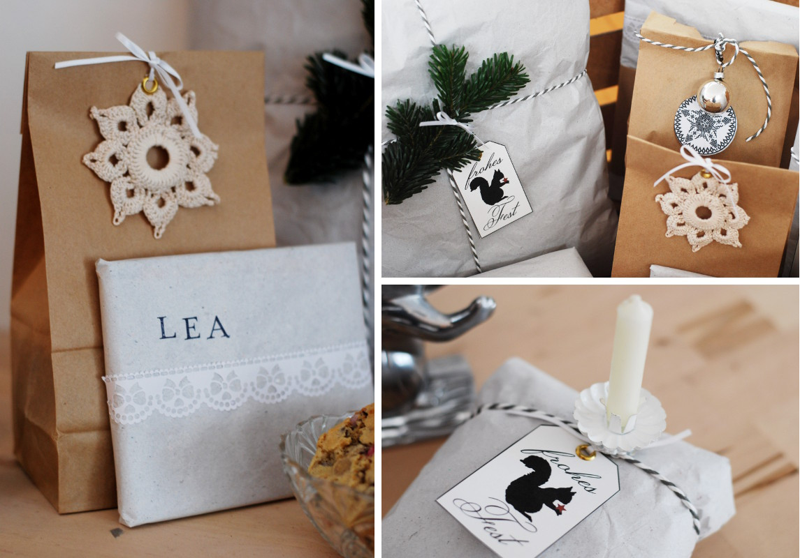 Geschenke Mit L
 Geschenke verpacken mit Packpapier Leelah Loves