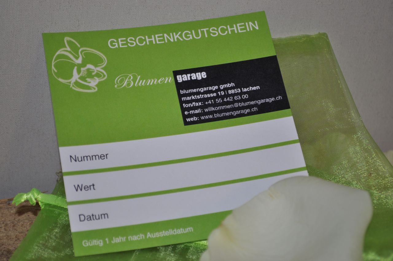 Geschenke-Online Gutschein
 Geschenke Gutschein