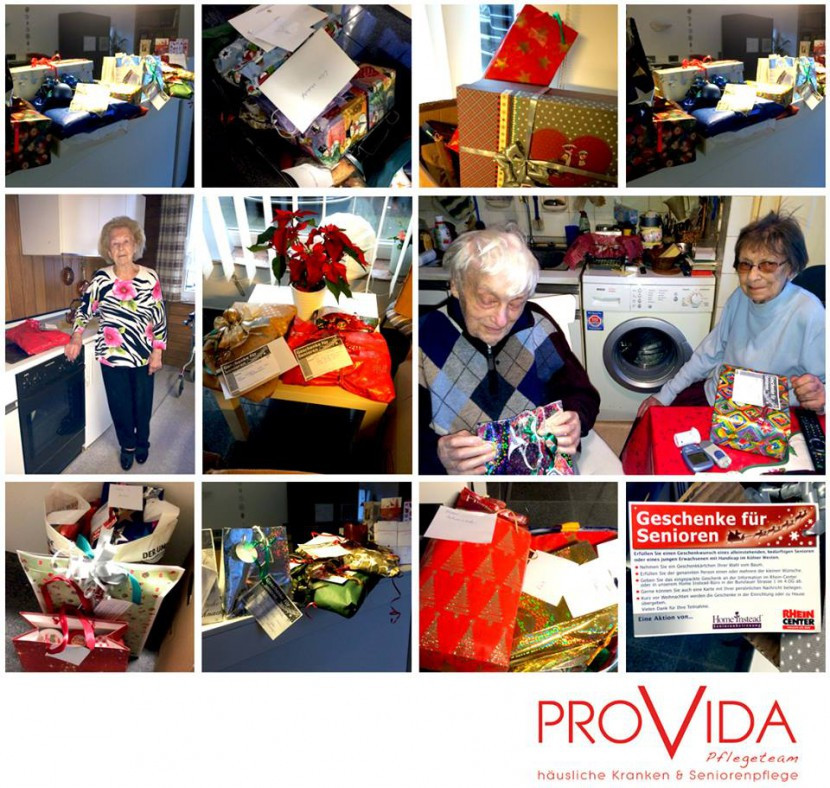 Geschenke Senioren
 Geschenke für Senioren – ProVida Pfle eam