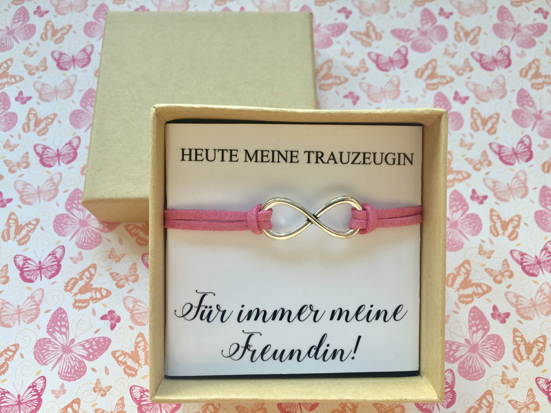 Geschenke Trauzeugin
 Accessoires Geschenk Trauzeugin Armband ein