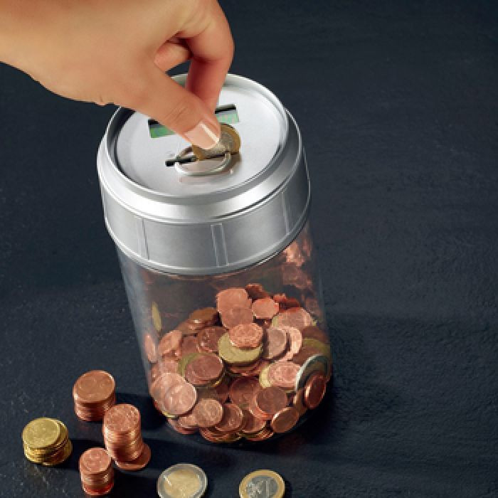 Geschenke Unter 1 Euro Für Erwachsene
 Spardose mit Zählwerk Münzzähler mit Display Sparbüchse