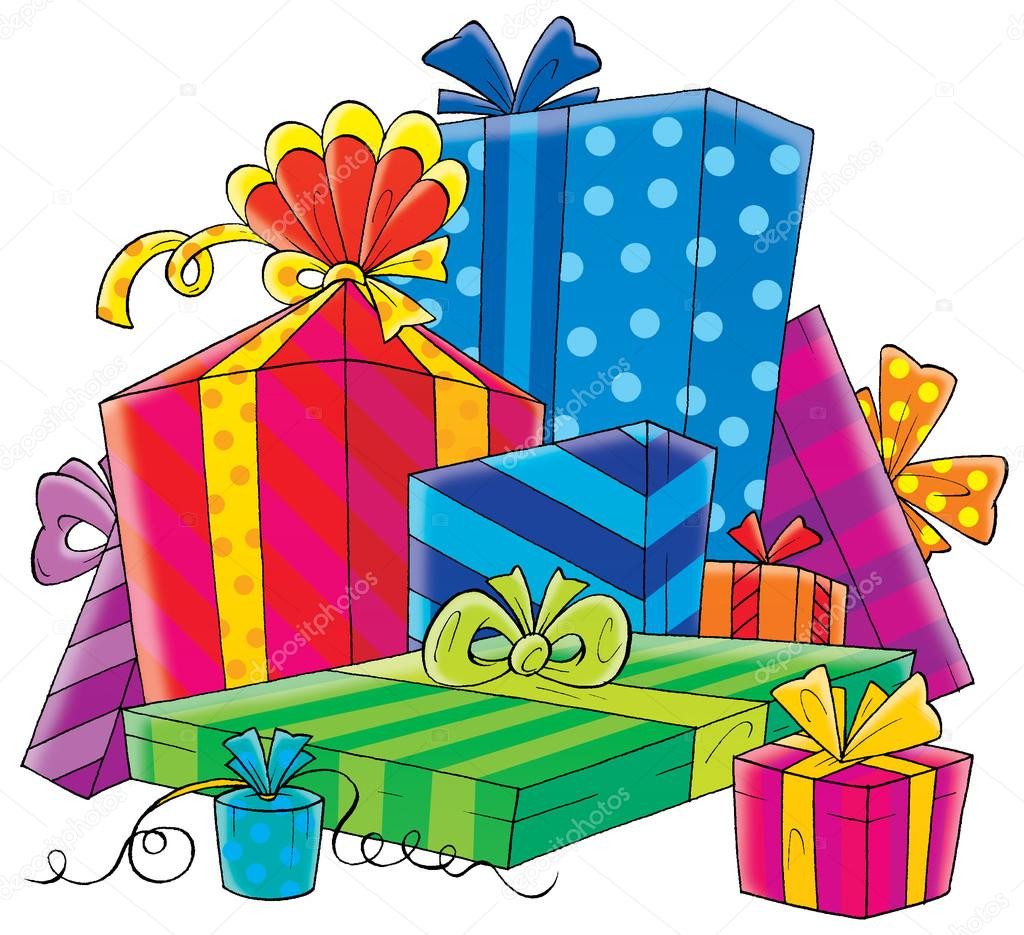 Geschenke Weihnachten Clipart
 Weihnachten Geschenke Boxen Stapeln — Stockfoto