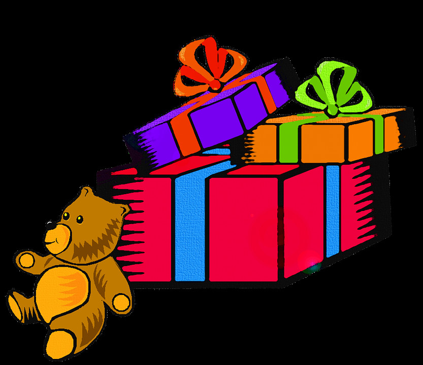 Geschenke Weihnachten Clipart
 Kostenlose Illustration Geschenke Weihnachten Teddy