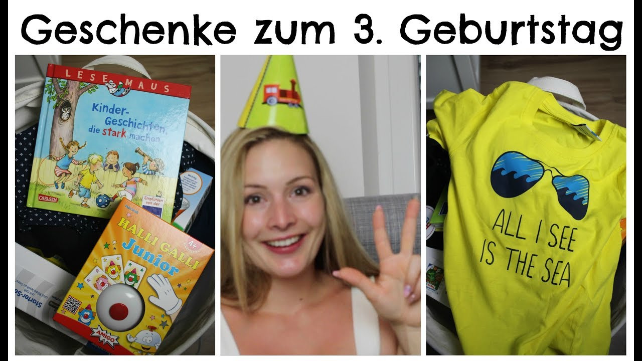 Geschenke Zum 3. Geburtstag
 Geschenke zum 3 Geburtstag für Jungen I MamaBir