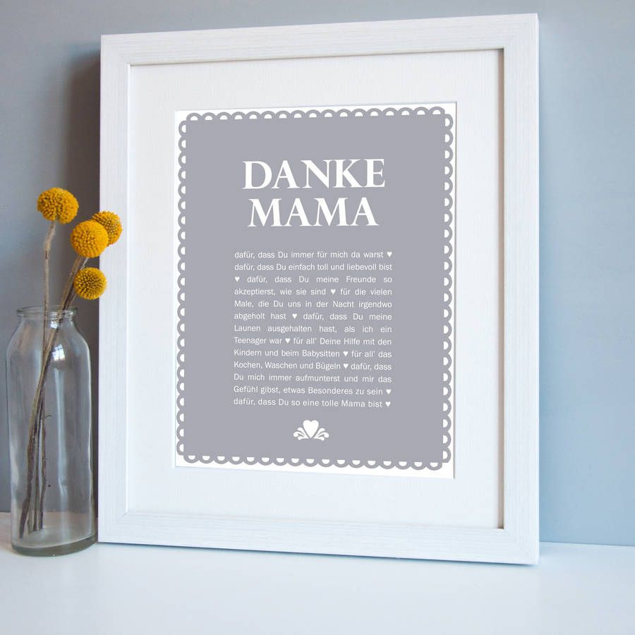 Geschenke Zum 60. Geburtstag Mutter
 Die besten 25 Danke mama Ideen auf Pinterest