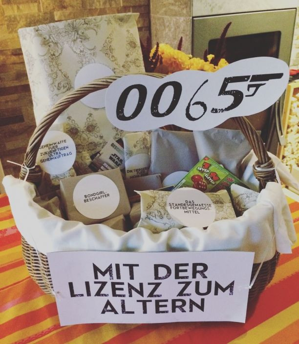 Geschenke Zum 65 Geburtstag
 Geschenkekorb zum Geburtstag