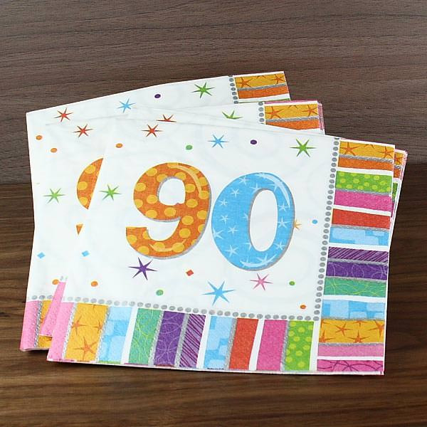 Geschenke Zum 90. Geburtstag
 Servietten zum 90 Geburtstag
