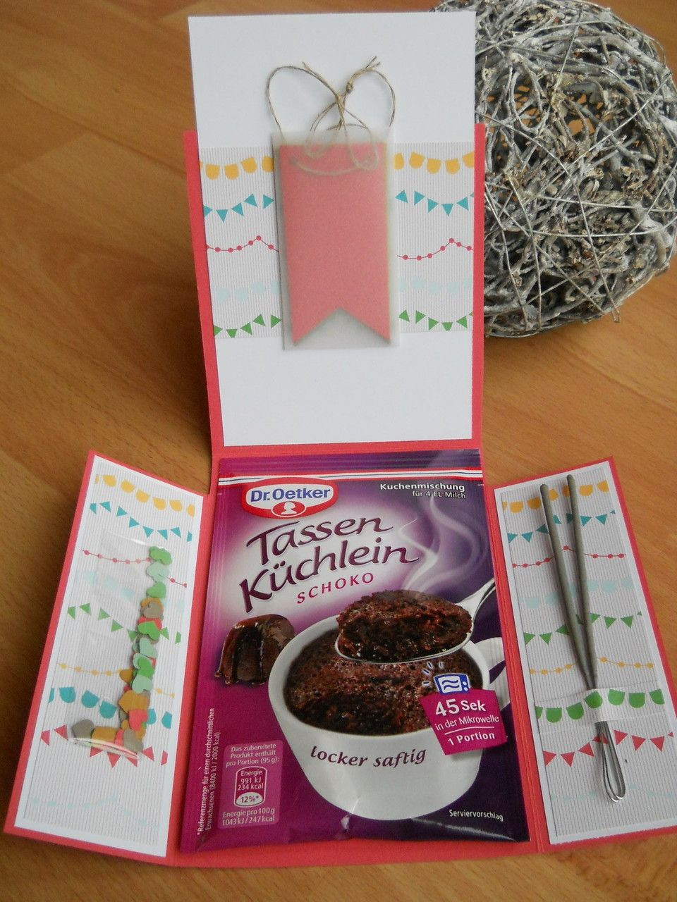 Geschenke Zum Verschicken
 Geburtstagskarte zum Blog Candy