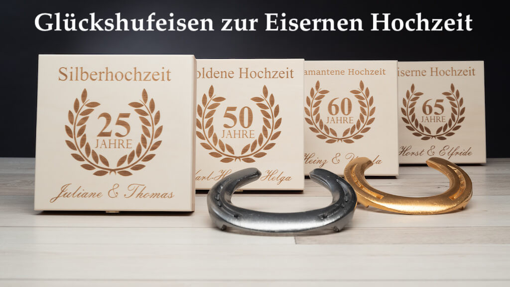 Geschenke Zur Eisernen Hochzeit
 Geschenke zur Eisernen Hochzeit Glueckshufeisen