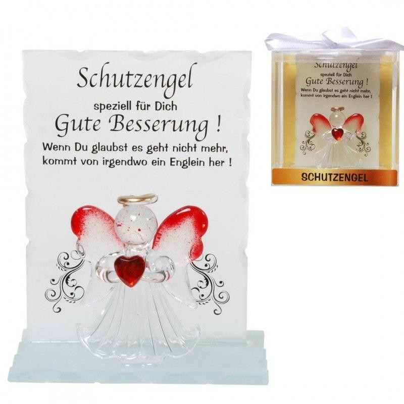 Geschenke Zur Genesung
 Schutzengel Gute Besserung Kristall Engel Glücksbringer