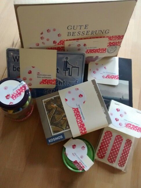 Geschenke Zur Genesung
 Geschenk zur Genesung Gute Besserungs Box Diy