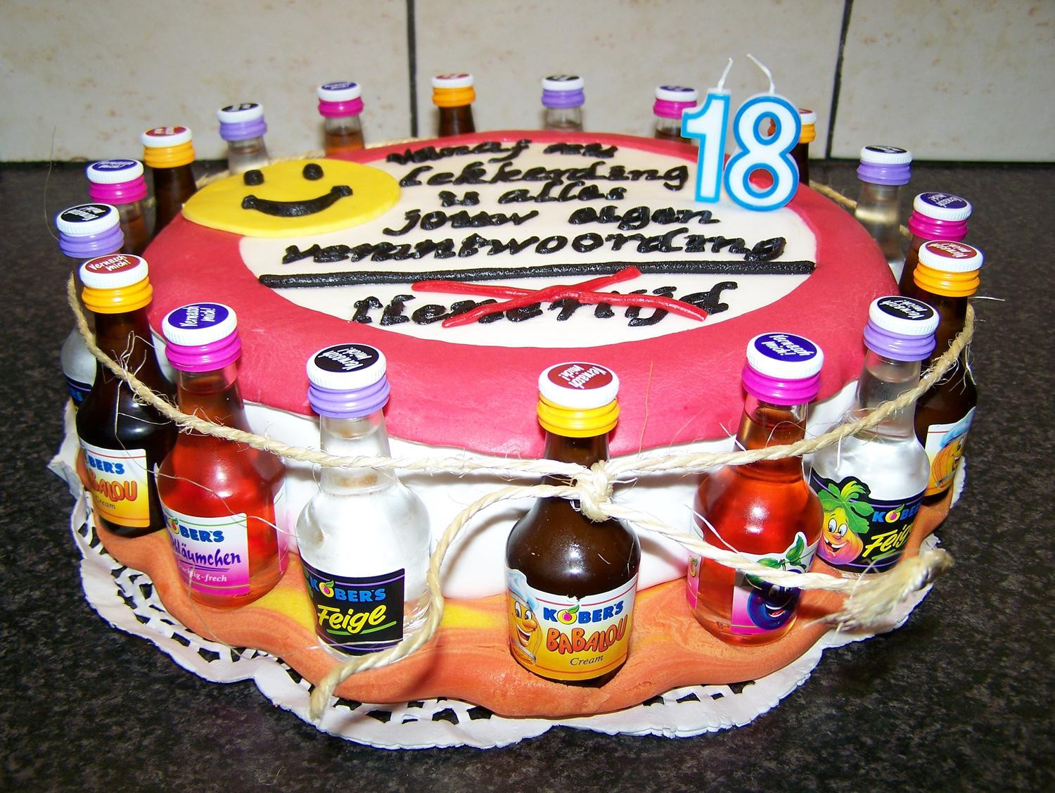 Geschenkideen 18. Geburtstag
 Robby s Torte zum 18 Geburtstag Rezept kochbar
