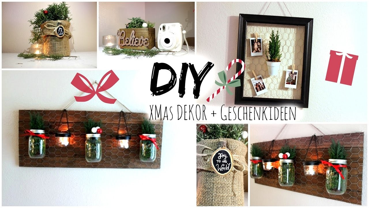 Geschenkideen 2016
 DIY XMAS GESCHENKIDEEN DEKO 2016 ad