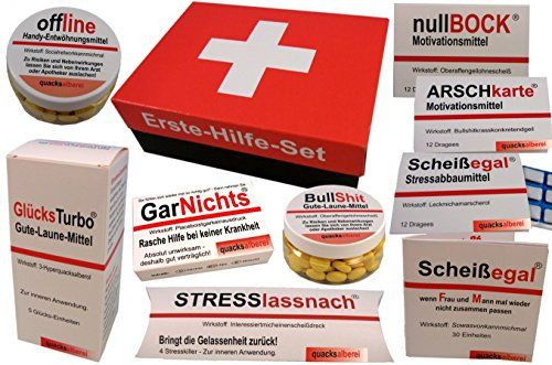 Geschenkideen Chef
 ERSTE HILFE Sanikasten Geschenkset für alle Lebenslagen