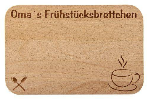 Geschenkideen Für Oma Zum Geburtstag
 Frühstücksbrett mit Gravur Geschenk für Oma