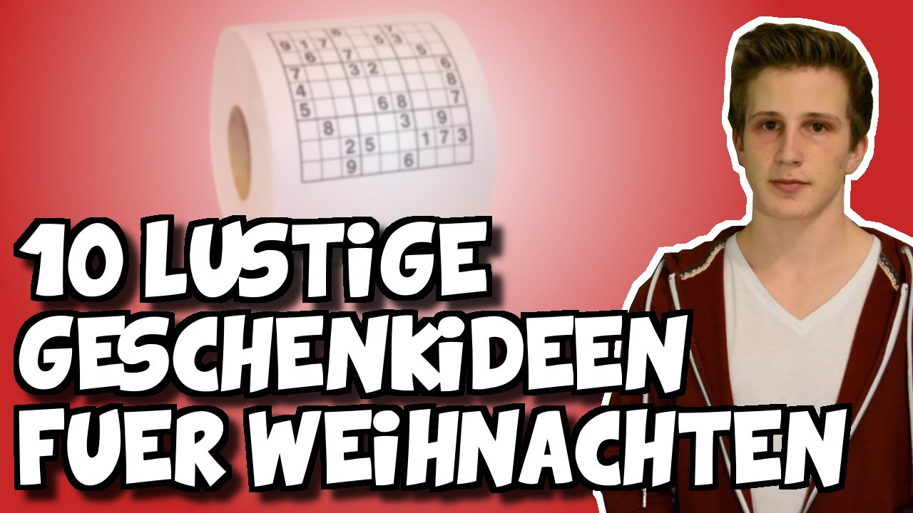 Geschenkideen Für Weihnachten
 10 LUSTIGE GESCHENKIDEEN für WEIHNACHTEN