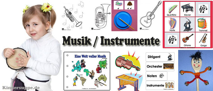 Geschenkideen Thema Musik
 Projekt Musik und Instrumente Kindergarten und Kita Ideen