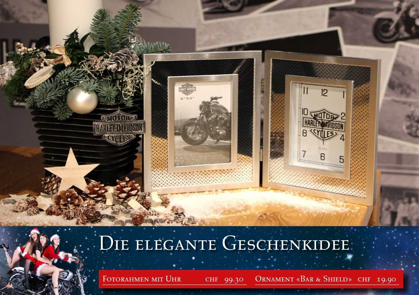 Geschenkideen Weihnachten 2014
 Coole Geschenkideen für Weihnachten Harley Heaven Bächli AG