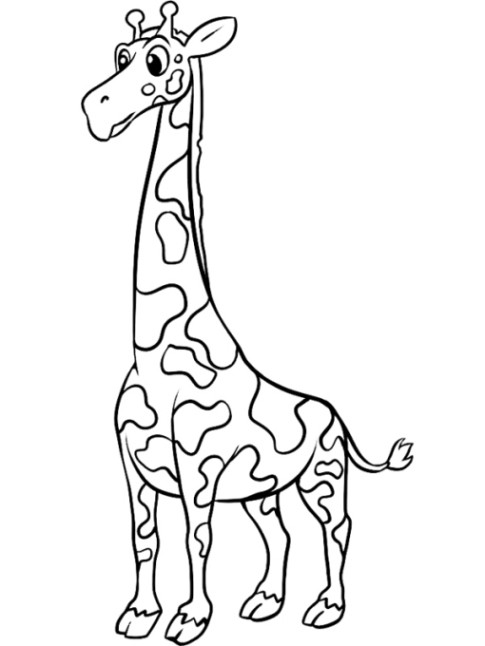 Giraffe Malvorlagen
 Ausmalbilder zum Ausdrucken Gratis Malvorlagen Giraffe 1