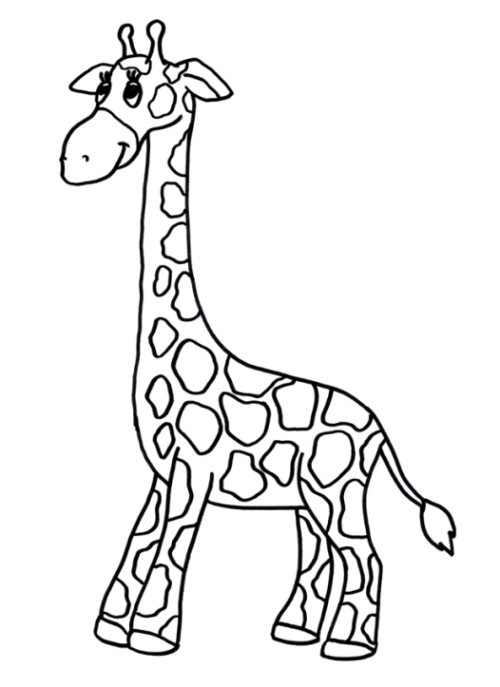 Giraffe Malvorlagen
 Malvorlagen Zum Drucken Ausmalbild Giraffe Kostenlos